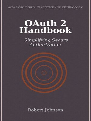 cover image of OAuth 2 Handbook